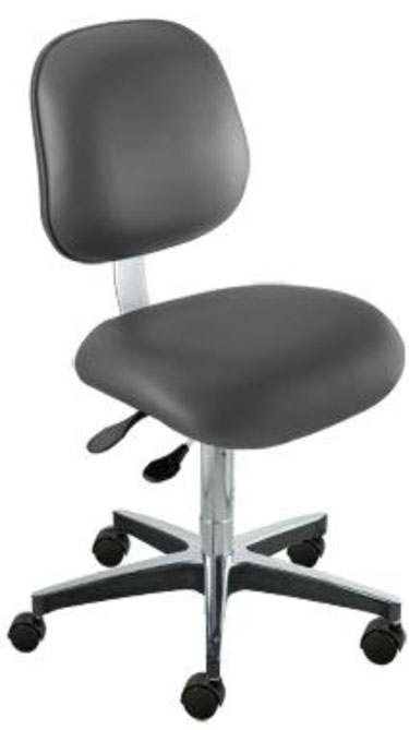 Millennium Backrest Laboratory Stool With Glides