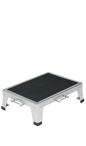 Space-Saving Stainless Steel Foot Stool - 10 X 14 - UMF Medical