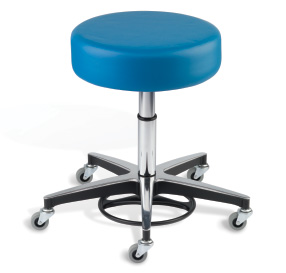 Millennium Backrest Laboratory Stool With Glides